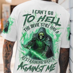 I CANT GO TO HELL SKULL ALL OVER PRINT T SHIRT 1