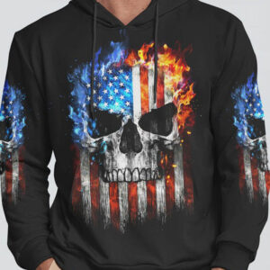 I HAVE THREE SIDES SKULL FLAG ALL OVER 3