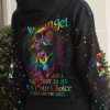 I HOLD A BEAST AN ANGEL SKULL GIRL TIE DYE ALL OVER PRINT HOODIE 1