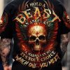 I HOLD A BEAST AN ANGEL WINGS SKULL ALL OVER