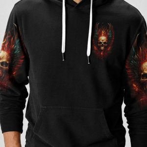 I HOLD A BEAST AN ANGEL WINGS SKULL ALL OVER 3