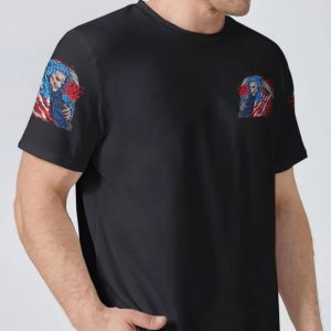 I JUST DONT LIKE PEOPLE SKULL REAPER ALL OVER PRINT T SHIRT