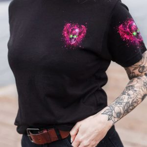 I MAY NOT BE PERFECT SKULL ALL OVER PRINT T SHIRT