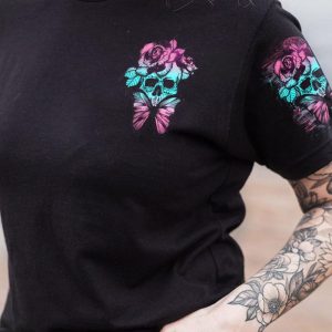 I TRY TO AVOID DRAMA SKULL ALL OVER 1