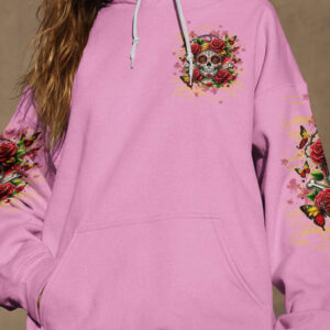 I TRY TO AVOID DRAMA SUGAR SKULL ROSE ALL OVER 1