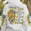 IF I WAS REALLY A B SKULL FLOWER ALL OVER PRINT HOODIE