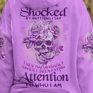 IF YOU ARE SHOCKED ROSE SKULL ALL OVER 2