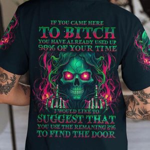 IF YOU CAME HERE TO B SKULL ALL OVER 1