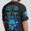 IF YOU WOKE UP SKULL BONES ALL OVER PRINT T SHIRT