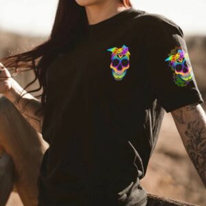 IM A B DONT TRY ME SKULL MANDALA ALL OVER PRINT T SHIRT