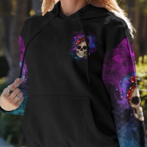 IM A CRANKY SHORT GIRL ALL OVER PRINT HOODIE