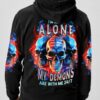 IM NEVER ALONE 3 SKULLS FLAG ALL OVER PRINT HOODIE 1