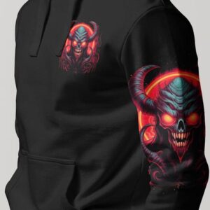 IM NEVER ALONE SKULL ALL OVER 3