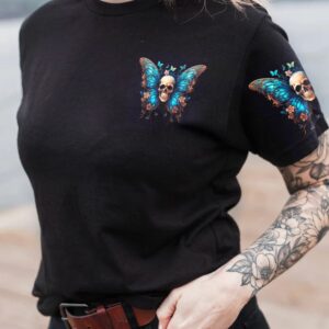 IM NEVER ALONE SKULL DEMON ALL OVER PRINT T SHIRT 4