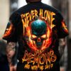 IM NEVER ALONE SKULL DEMON ALL OVER PRINT T SHIRT 6