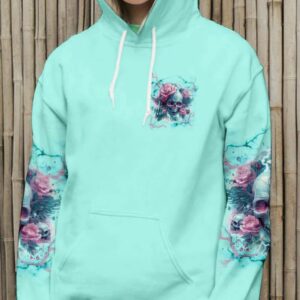 IM NOT A B IM JUST HONEST SKULL ALL OVER PRINT HOODIE