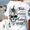 IM NOT A PRINCESS IM THE FCKING QUEEN ALL OVER PRINT T SHIRT