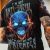 IM NOT ANTI SOCIAL MAD SKULL ALL OVER