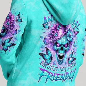 IM NOT ANTI SOCIAL MAD SKULL ALL OVER 2 3