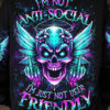 IM NOT ANTI SOCIAL MAD SKULL ALL OVER 4