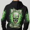 IM NOT ANTI SOCIAL MAD SKULL ALL OVER PRINT HOODIE