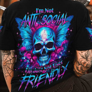 IM NOT ANTI SOCIAL SKULL WINGS ALL OVER 1