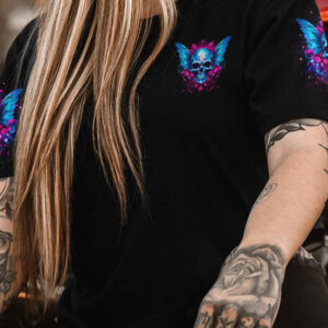 IM NOT ANTI SOCIAL SKULL WINGS ALL OVER