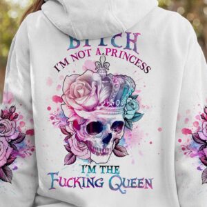 IM THE F QUEEN SKULL ALL OVER