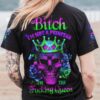 IM THE FKING QUEEN ROSE SKULL ALL OVER PRINT T SHIRT