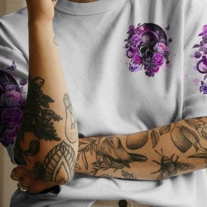 IN MY DEFENSE I WAS LEFT UNSUPERVISED SKULL ROSE MOON ALL OVER 1