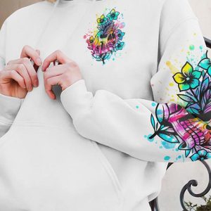 IVE COME TO A POINT FLOWER SKULL ALL OVER 1