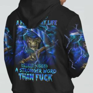 IVE COME TO A POINT SKULL REAPER ALL OVER PRINT HOODIE 1