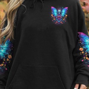 KARMA FAIRY SKULL LADY ROSE ALL OVER 3