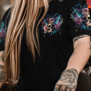 KARMA FAIRY SKULL ROSE ALL OVER 3