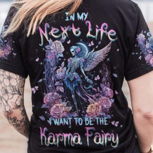 KARMA FAIRY SKULL SKELETON WINGS ALL OVER 2