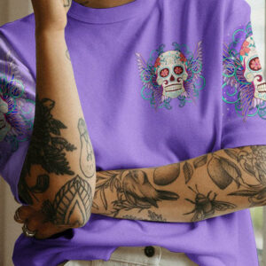 KARMA FAIRY SUGAR SKULL WINGS ALL OVER 3