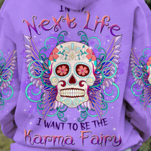 KARMA FAIRY SUGAR SKULL WINGS ALL OVER