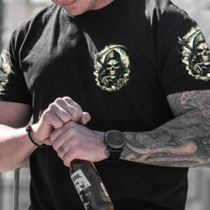 LIFE ISNT F EASY SKULL ALL OVER 1