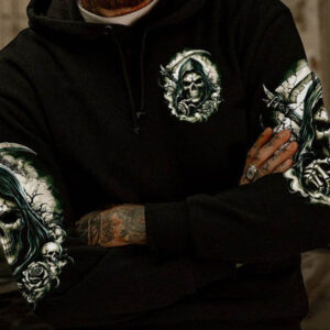 LIFE ISNT F EASY SKULL ALL OVER 3