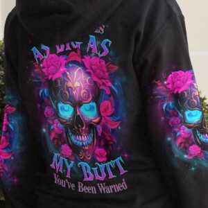 MY ATTITUDE IS AS BIG AS SKULL ALL OVER 2