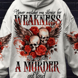 NEVER MISTAKE MY SILENCE ALL OVER