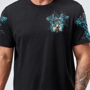 OF COURSE IM GOING TO HELL SKULL ALL OVER 3