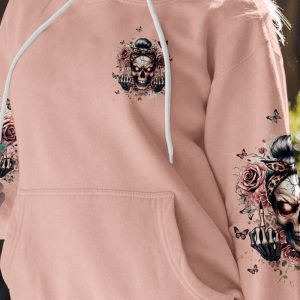 PERSON WHO TOOK ADVANTAGE OF MY KINDNESS MESSY BUN SKULL ALL OVER 3