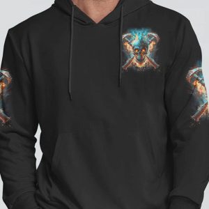 PISS ME OFF AGAIN AXE SKULL ALL OVER 3