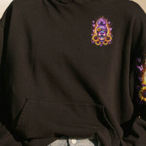 SHE IS SUNSHINE MESSY BUN SKULL ALL OVER 1