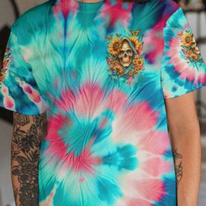 SHE IS SUNSHINE SUNFLOWER REAPER TIE DYE ALL OVER 3