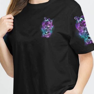 STUCK BETWEEN 3 SKULLS ROSE ALL OVER 1