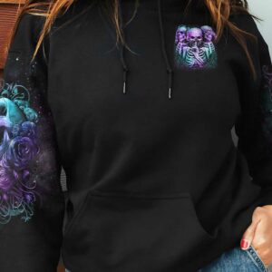 STUCK BETWEEN IDK IDC 3 SKELETON ROSE ALL OVER 1