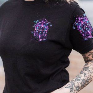 STUCK BETWEEN IDK IDC AND IDGAF 3 SKULLS ALL OVER 1