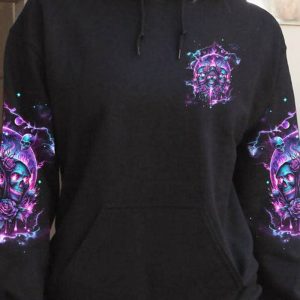 STUCK BETWEEN IDK IDC AND IDGAF 3 SKULLS ALL OVER 3